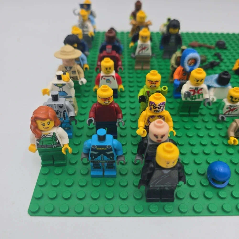 LEGO Minifigure Lot Mixed Figures Parts Accessories City Ninjago Star Wars More